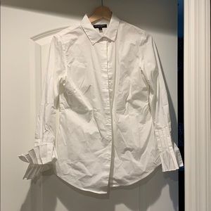 Banana Republic white Riley shirt size 8